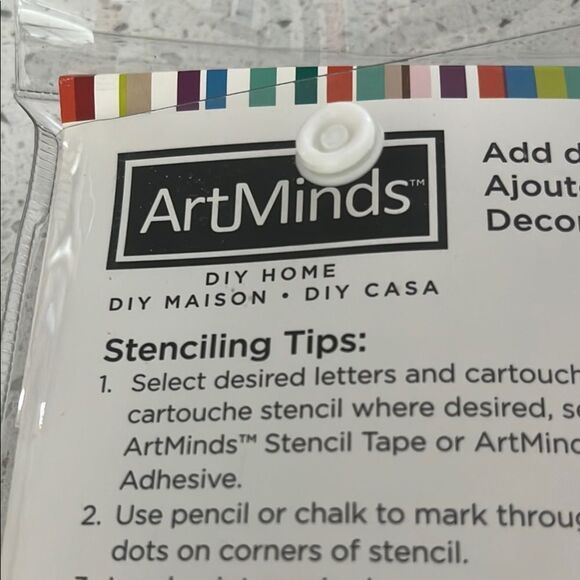 Art Minds Black and White Paper Stencils Set - Picture 2 of 7